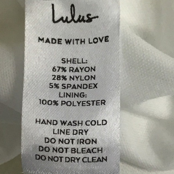 LULU'S SZ M White How Much I Care Ivory Off-the-Shoulder Midi Dress NEW B170 - Picture 10 of 10